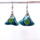 Boucles d'oreilles fantaisie turquoise