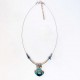 Collier original turquoise fin et léger