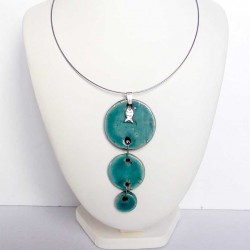 collier trio turquoise