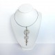 collier trio blanc