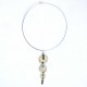 collier trio blanc