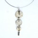 collier trio blanc