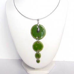 collier trio vert