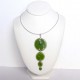 collier trio vert