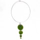 collier trio vert