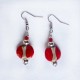 Boucles d'oreilles  graines de feu