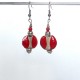 Boucles d'oreilles  graines de feu