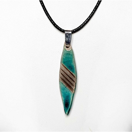 Collier turquoise élégant fin et leger