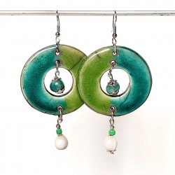 Boucles d'oreilles grandes nature chic