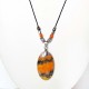 Collier tendance chic en jaspe bourdon - bumble bee