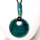 Collier artisanal réglable rondeur turquoise