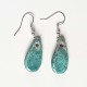 Boucles d'oreilles légèreté turquoise