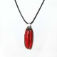 Collier scarabée rouge