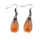 Boucles d'oreilles oranges printemps été