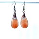 Boucles d'oreilles oranges printemps été
