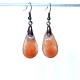 Boucles d'oreilles oranges printemps été