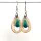 Boucles d'oreilles artisanales grandes gouttes