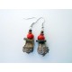 Boucles d'oreilles nature