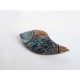 Broche poisson bleue et noire