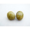 Boucles d'oreilles boules jaunes