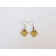 Petites boucles d'oreilles  jaune d'or