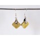 Petites boucles d'oreilles  jaune d'or