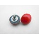 Boucles d'oreilles boules jaunes